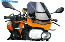 Windshield PUIG 5051Fレーシングフロントウィンドスクリーンダークスモーク PUIG 5051F Racing Windscreen Dark Smoke(2)