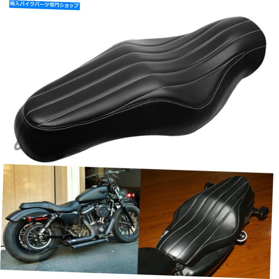 シート 運転手の乗客の2つの上の座席サドルのためのハーリースポーツスターXL 883 1200 2005-2020 Driver Passenger Two Up Seat Saddle For Harley Sportster XL 883 1200 2005-2020