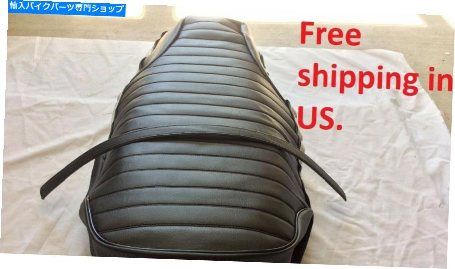 シート 高品質交換用シートカバー ストラップフィット鈴木RV-90 RV125 1972年から1977年まで High Quality REPLACEMENT SEAT COVER Strap fits SUZUKI RV-90 RV125 1972 TO 1977