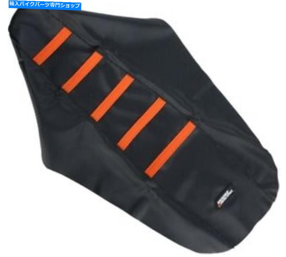 ࡼ֥ȥС֥å/KTM 2003-2007 Moose Ribbed Seat Cover Black/Orange KTM 2003-2007