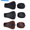 シート ハーレーボベルチョッパーダイナ用フロントドライバーソロシート+リアの助手席 Front Driver Solo Seat + Rear Passenge...