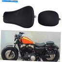 シート フロントドライバーソロシート+リアの乗客用ハーリースポーツスターXL 1200 883アイロン48 Front Driver Solo Seat + R...