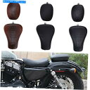 シート Sportster XL 1200 883のためのフロントドライバーソロシート+リアの乗客 Front Driver Solo Seat+Rear Pa...