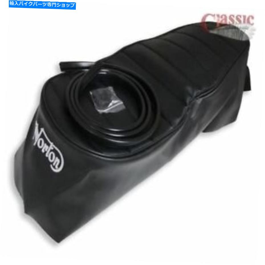 シート ノートンロードスターS＆ロードステリブベッドトップブラック1970 750ccシートカバー Norton Roadster S & RoadsterRibbed Top Black 1970 750cc Seat Cover