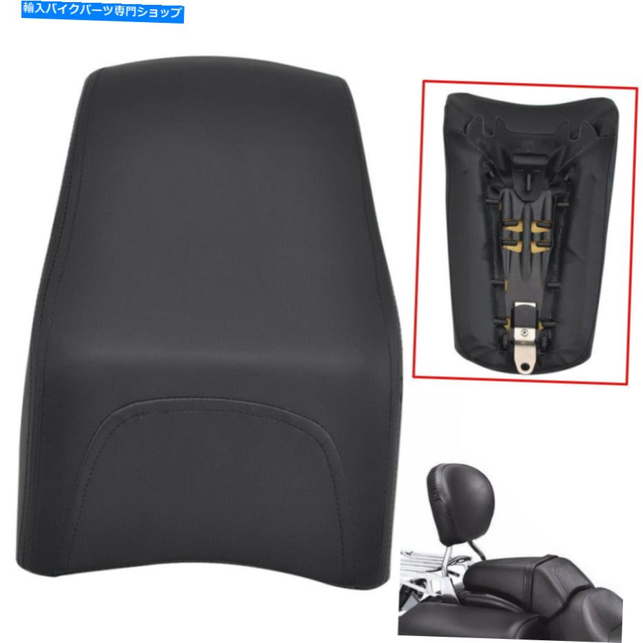 シート リアピリオン助手席レザーバックパッド用ハーリーfatboy 2008-2014 Rear Pillion Passenger Seat Leather Back Pad For Harley FLSTF Fatboy 2008-2014