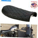 シート ホンダCB CL Suzuki GSヤマハのためのダイヤモンドカフェレーサービンテージシートサドルクッション Diamond Cafe Racer Vi...