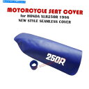 シート オートバイシートカバーホンダXLR250R XLR250 Rホンダ1986モデルブルー MOTORCYCLE SEAT COVER HONDA XLR250R XLR250 R HONDA 1986 MODEL BLUE