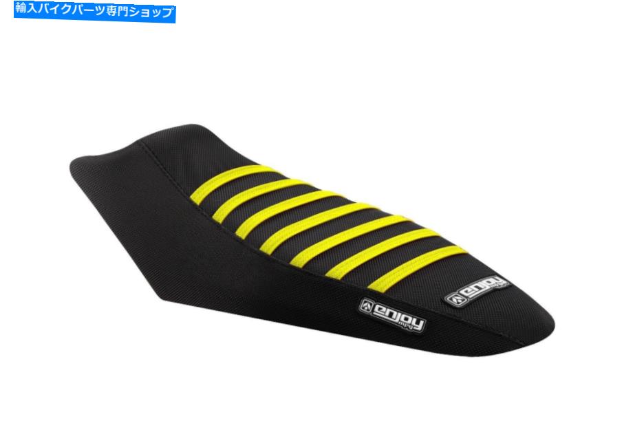 シート 川崎Z 125 ProシートカバーZ125 FIT 2017 2017 2018 2018 2019黒 - ネオンイエローリブ Kawasaki Z 125 pro Seat Cover Z125 Fit 2017 2018 2019 Black - NEON YELLOW Ribs