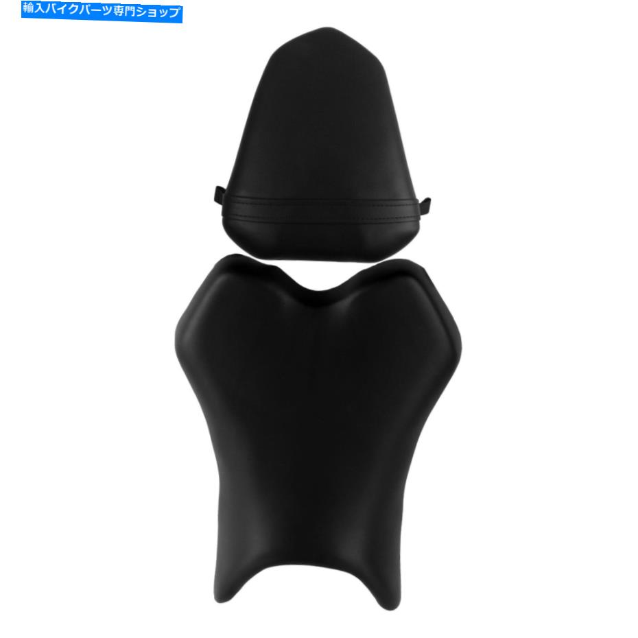 シート フロントリアライダードライバー＆助手席フィットヤマハYZFR1 2007-2008ブラック Front Rear Rider Driver & Passenger Seats Fit For Yamaha YZFR1 2007-2008 Black