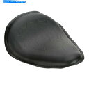 シート ハーレーBMWのためのユニバーサルオートバイブラックスカルドライバーレザーソロシートサドル Universal Motorcycle Black Skull Driver Leather Solo Seat Saddle For Harley BMW