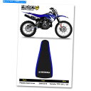 シート 2008-2015ヤマハTTR 125 L-LEシートカバーブルーブラックプリーツ 2008-2015 YAMAHA TTR 125 L-LE Seat Cover Blue Black PLEATED BY Enjoy Mfg