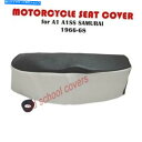 シート オートバイシートカバーフィットA7 A7SS Avenger A1 A1SS Samurai 250 Kawasaki 1966-71 MOTORCYCLE SEAT COVER FITS A7 A7SS AVENGER A1 A1SS SAMURAI 250 kawasaki 1966-71