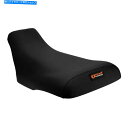シート Honda Fourtrax 300 1988-2000クワッドワークスグリッパーブラックシートカバー For Honda FourTrax 300 1...