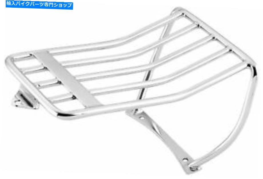 シート 2アップシートのためのビッカーの選択301021荷物ラック - クロム Bikers Choice 301021 Luggage Rack for 2-Up Seat - Chrome