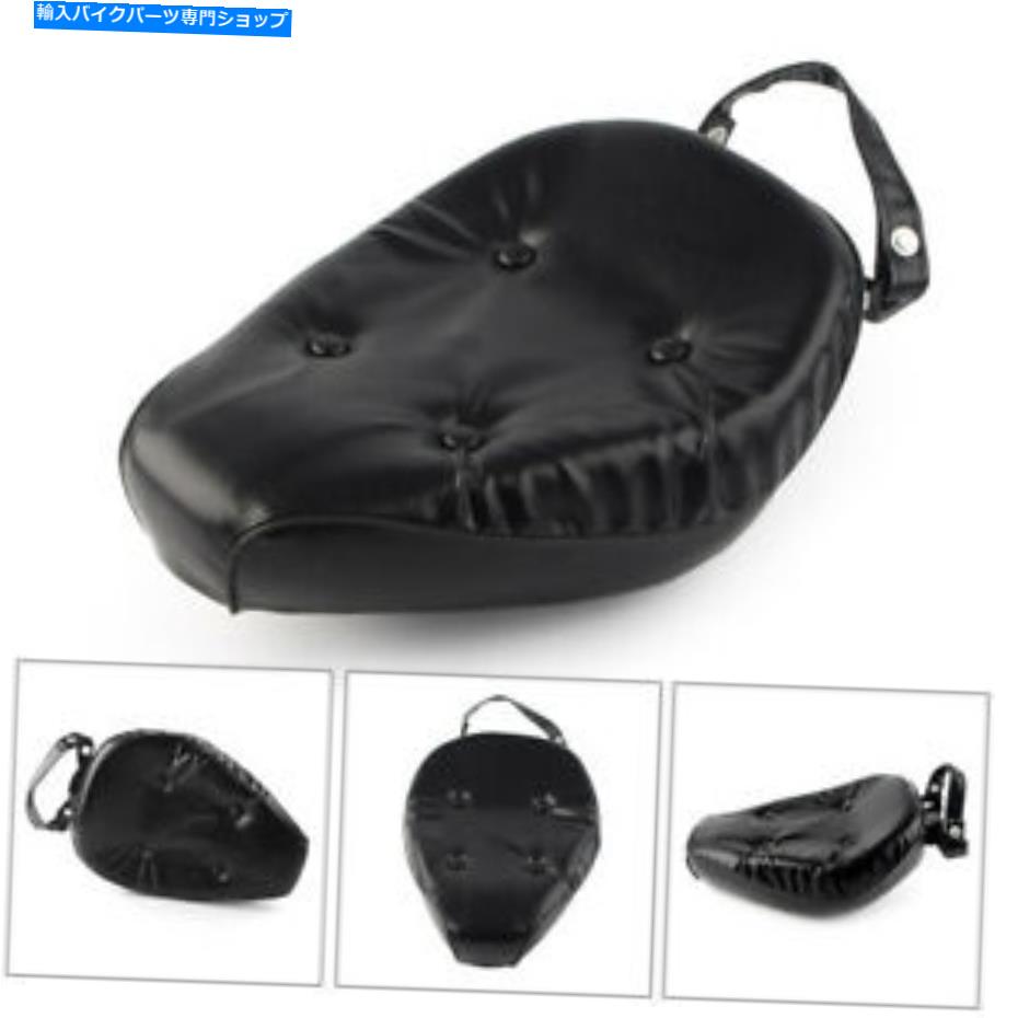 シート ホンダCMX250 CMX250C CA250のためのバイクのフロントブラックレザードライバシートクッション Motorbike Front Black Leather Driver Seat Cushion For Honda CMX250 CMX250C CA250