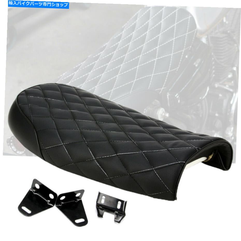  ȥХեΥ졼ȥեåȥ֥åȥɥϥۥCBGSޥXJ US Motorcycle Cafe Racer Seat Flat Brat Saddle For Honda CB Suzuki GS Yamaha XJ US