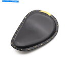 シート Harley Sportster Chopper用PUレザーオートバイソロシートスプリングブラケットシート PU Leather Motorcycle ...