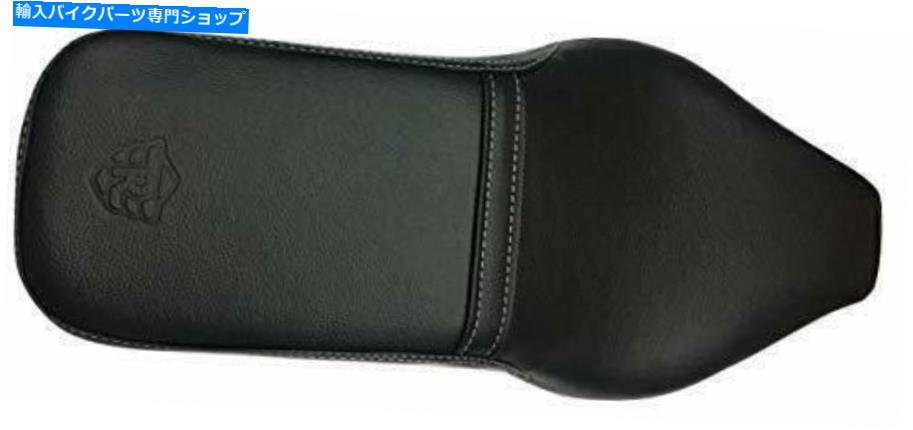 シート Saharaseatsレザーロイヤルエンフィールド弾350/500クッションシートカバー、ブラック Saharaseats Leather Royal Enfield Bullet 350/500 Cushion Seat Cover, Black