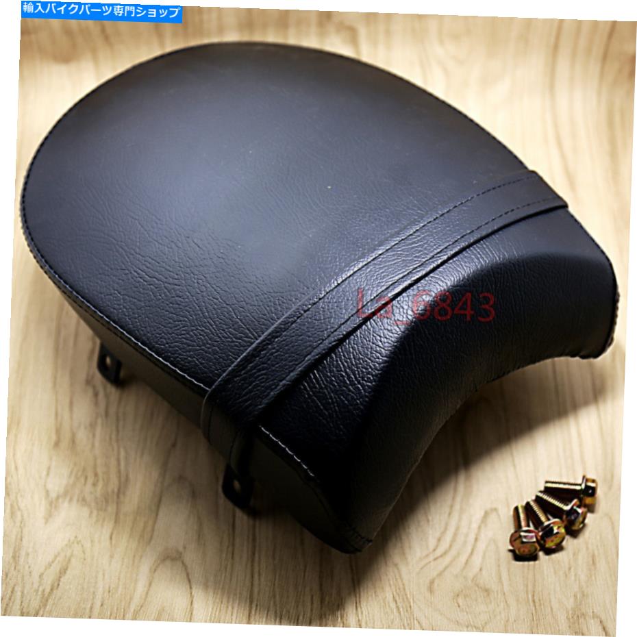 シート 勝利キングスハイボールラスベガスのための1倍のリアパサ革ピリオンパッドシート 1X Rear Passenge Leather Pillion Pad Seat For Victory Kingpi HighBall Vegas