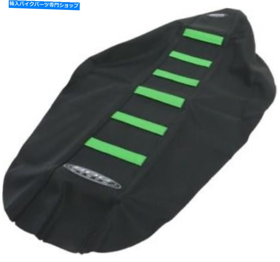 シート SDG 6リブグリッパーシートカバー、ブラック/グリーンリブ95941GK 11-2918 0821-2291 SDG 6-Rib Gripper Seat Cover, Black/Green Ribs 95941GK 11-2918 0821-2291
