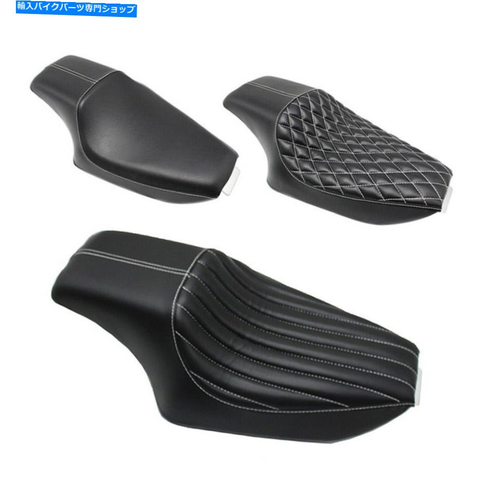 シート PUレザーのオートバイ2ハーレーのための座席のための座席のためのxl1200x 2010-2016 PU Leather Motorcycle 2 Up Seat for Harley Forty Eight XL1200X 2010-2016