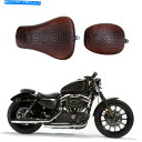 シート フロントドライバーソロシート+リアの乗客用ハーリースポーツスターXL 1200 883 48 72 Front Driver Solo Seat + R...