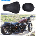 シート フロントドライバーソロシート+リアの乗客ピリオンパッドのハーリースポーツスター1200 883 Front Driver Solo Seat +Rear...