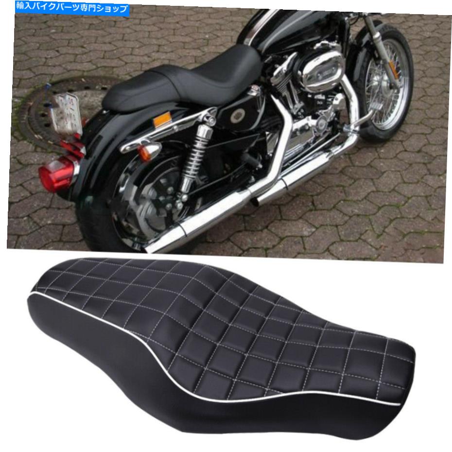 シート ハーレーダビッドソンXL1200 Sportster 2005 2006 2007 Driver Passenger Two-Up Seat For Harley Davidson XL1200 Sportster 2005 2006 2007