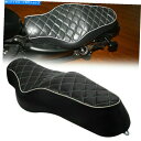 シート ハーリースポーツスターXL 883 1200のダイヤモンドの2つのドライバーの助手席 Diamond Two Up Driver Passenger Seat For Harley Sportster XL 883 1200 Nightster