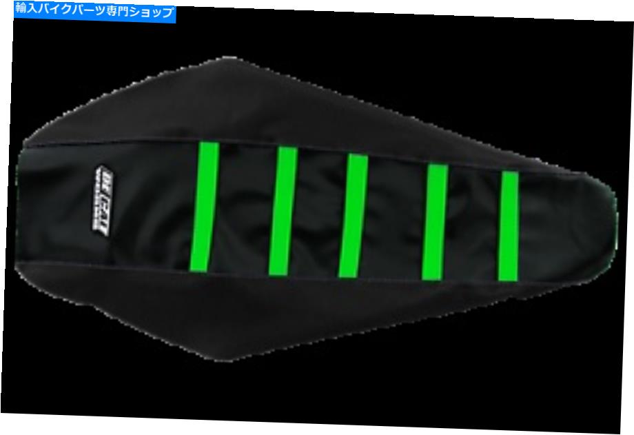 シート カワサキのためのデカール作品黒/黒/緑のシートカバー DeCal Works Black / Black / Green Seat Cover for Kawasaki