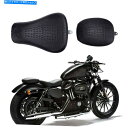 シート フロントドライバーソロシート+リアの乗客用ハーリースポーツスターXL1200C XL883N XL883 Front Driver Solo Seat+...