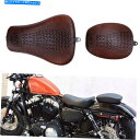 シート フロントドライバーソロシート リアの乗客用ハーリースポーツスターXL 1200 883 48 72 A Front Driver Solo Seat Rear Passenger For Harley Sportster XL 1200 883 48 72 A