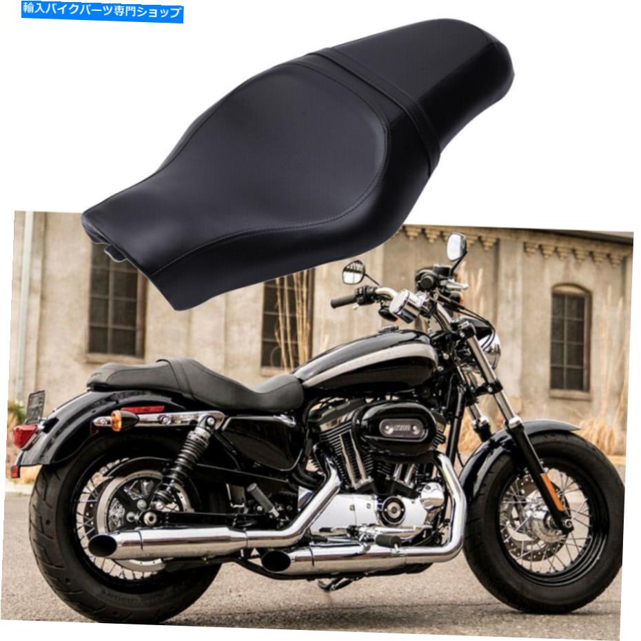 シート ハーレースポーツスターXL 883 1200ナイトスターカスタムのためのドライバー旅客の2つの上の座席 Driver Passenger Two Up Seat For Harley Sportster XL 883 1200 Nightster Custom