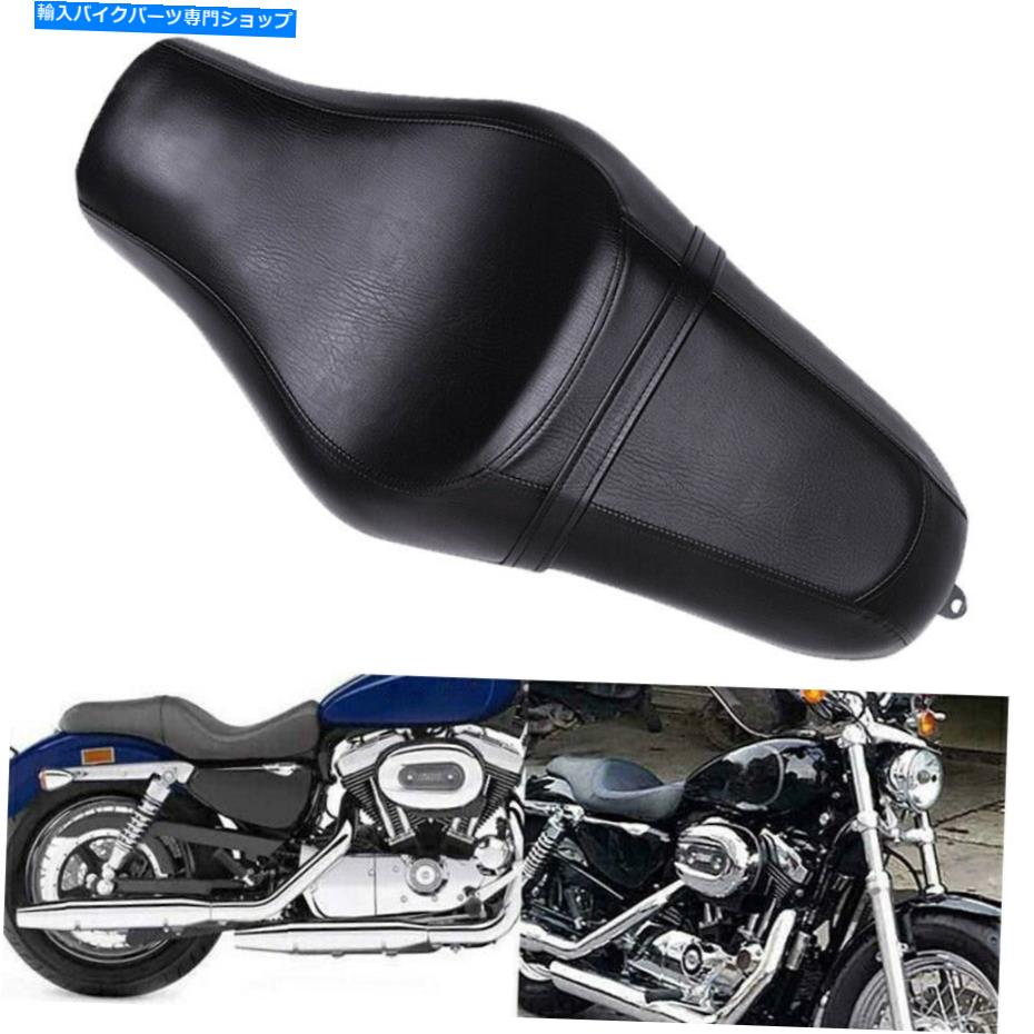 シート Sportster XL 883をツーリングするための運転席座席クッションサドル2アップ Driver Passenger Seat Cushion Saddle Two Up For Harley Touring Sportster XL 883