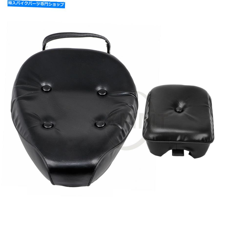 シート モーターブラックフロントリアレザーシートクッションHonda Rebel CMX250C 2003-2012 Motor Black Front Rear Leather Seat Cushion For Honda Rebel CMX250C 2003-2012