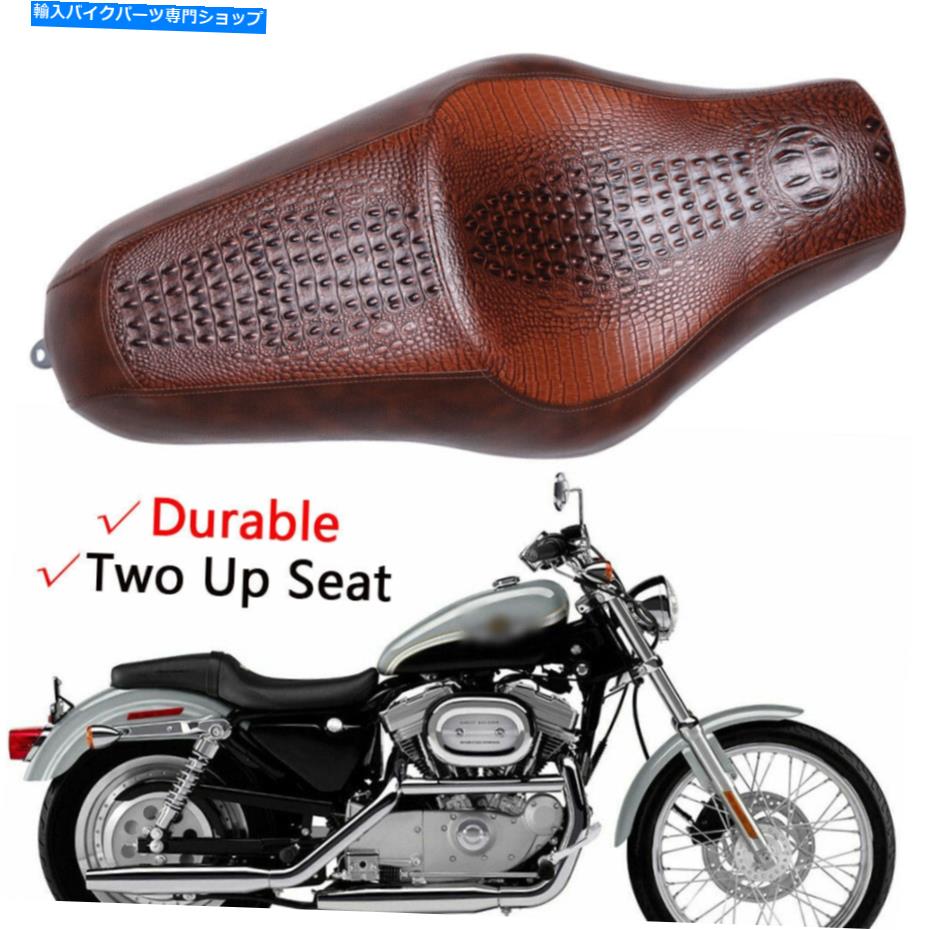 シート 運転手及び助手席のための2つのハーレースポーツスター883 1200 48 XL1200V Driver & Passenger Seat Two-Up For Harley Sportster 883 1200 Forty Eight XL1200V