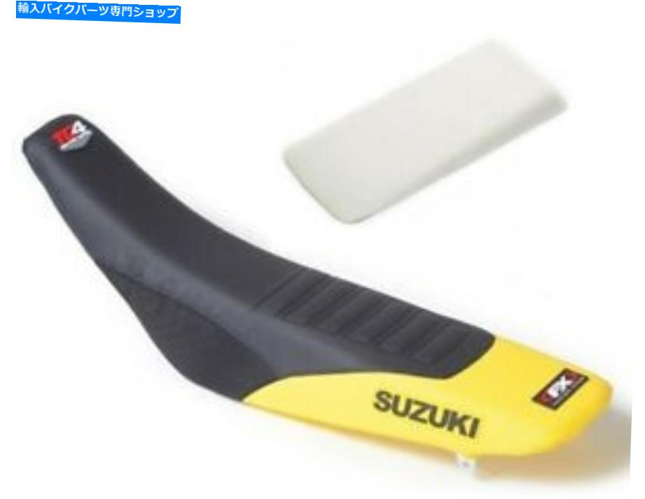 シート スズキRMZ250 07-09のための工場EFFEX TC4グリッパーシートカバーW /バンプ Factory Effex TC4 Gripper Seat Cover w/ Bump for Suzuki RMZ250 07-09