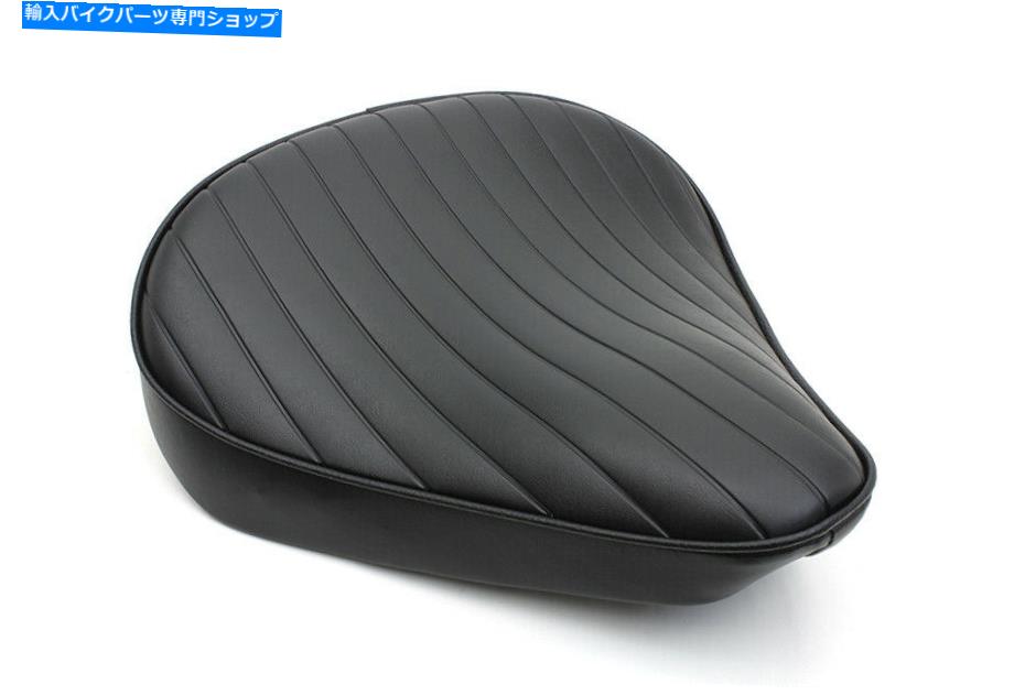 シート ブラックタックとロールソロシートラージフィットハーレー - ダビッドソン Black Tuck and Roll Solo Seat Large fits Harley-Davidson