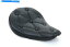  ܥդƤ֥åӥˡ륽ȥϡ졼 - ӥåɥ Black Vinyl Solo Seat with Buttons fits Harley-Davidson