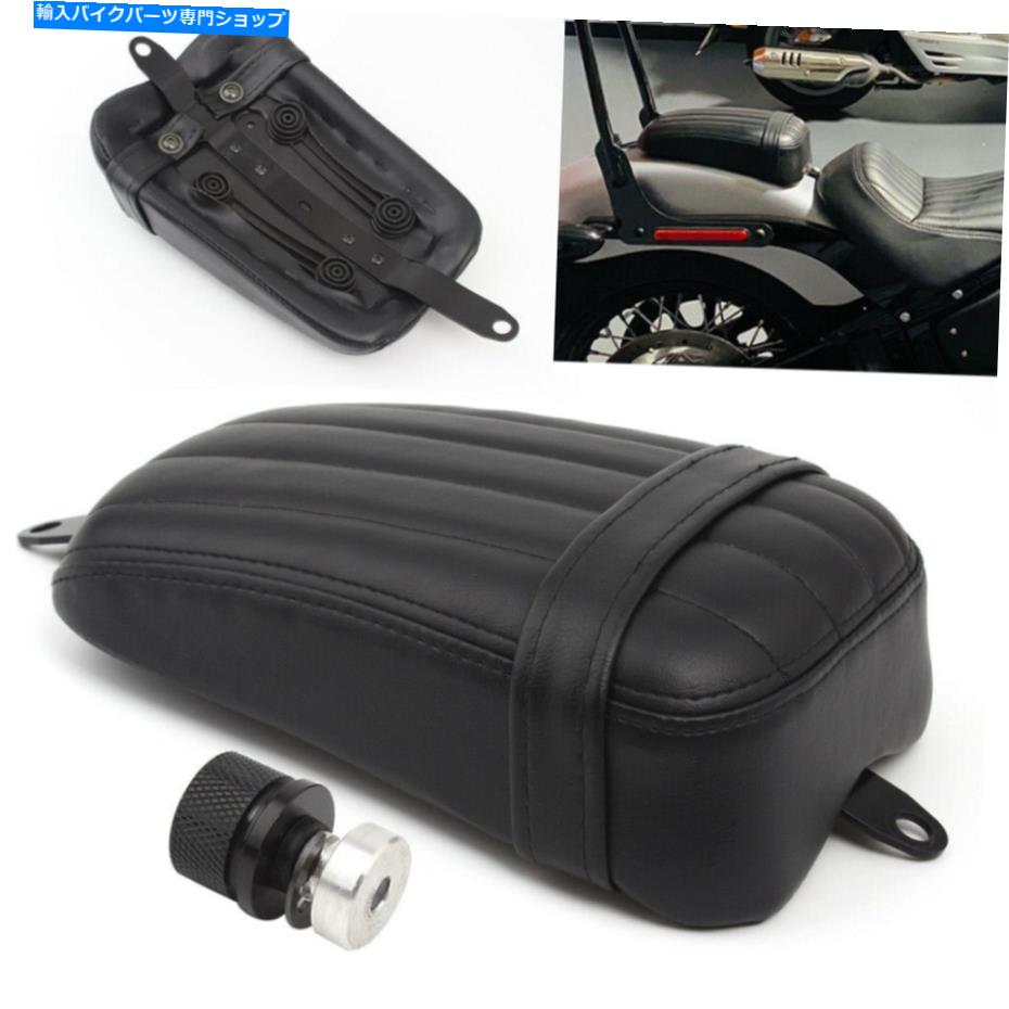 シート ハーレーソフトスリムストリートボブFXBB 18-21のための後部助手席シートピリオン Rear Passenger Seat Pillion For Harley Softail Slim FLSL Street Bob FXBB 18-21