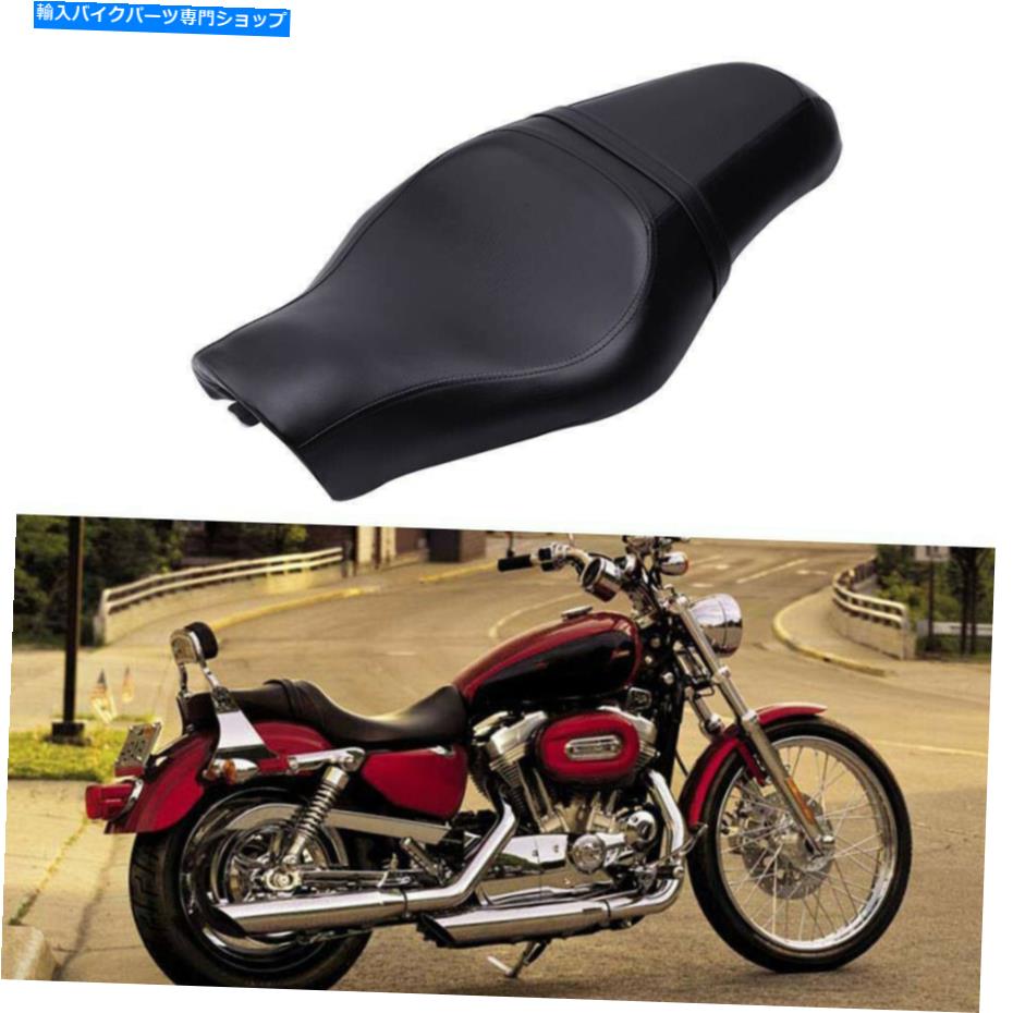 シート ハーリースポーツスターのための2つのアップドライバーの助手席883 1200 48 XL1200X XL1200V Two up Driver Passenger Seat For Harley Sportster 883 1200 48 XL1200X XL1200V