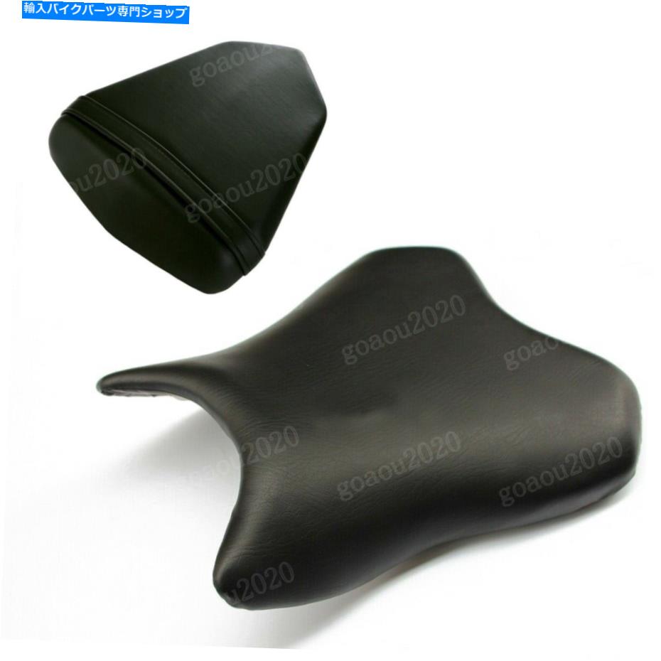 シート 黒の前部後部座席の座席のピリオンクッションのサドルヤマハYZF R6 2006 2006-2007 Black Front Rear Seat Seat Pillion Cushion Saddles For Yamaha YZF R6 2006-2007