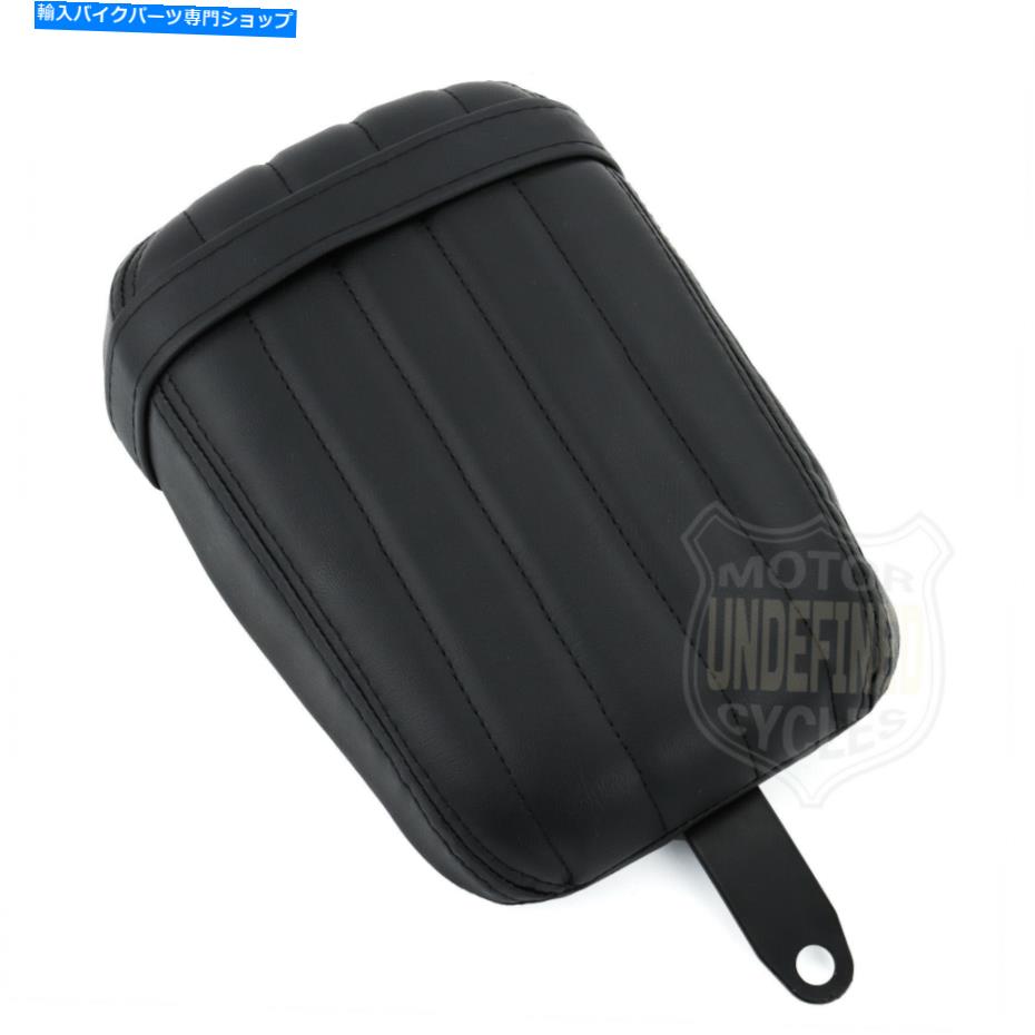 シート ハーレーソフトティールストリートボブ2018-2020のための後部PUブラックの乗客グリッドスタイルのシート Rear PU Black Passenger Grid Style Seat For Harley Softail Street Bob 2018-2020