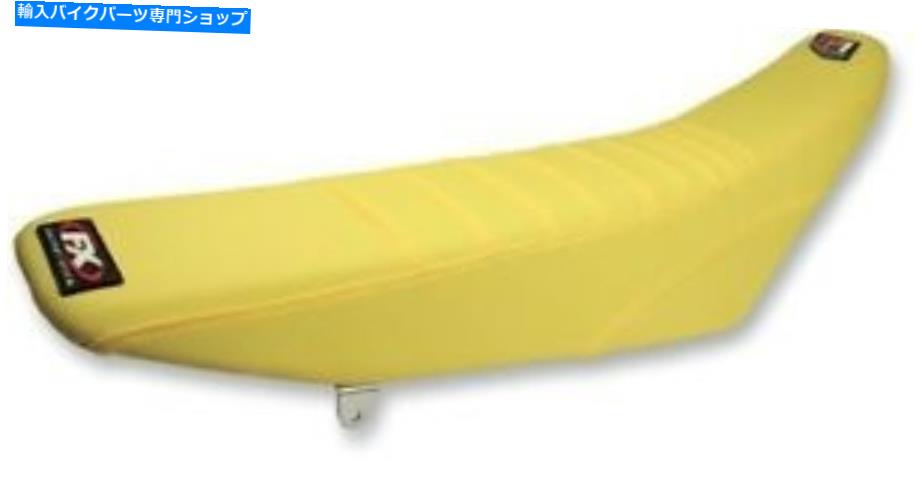 シート 工場EFFEX FP1ファクトリープリーツシートカバー - 黄色14-25426スズキRMZ250 Factory Effex FP1 Factory Pleat Seat Cover - Yellow 14-25426 Suzuki RMZ250