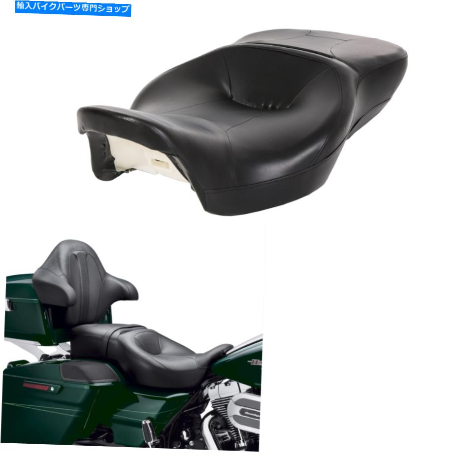シート ハーレーツーリングFlht flhx flhr fltrx 2009-2021のライダーと助手席 Rider and Passenger Seat For Harley Touring FLHT FLHX FLHR FLTRX 2009-2021