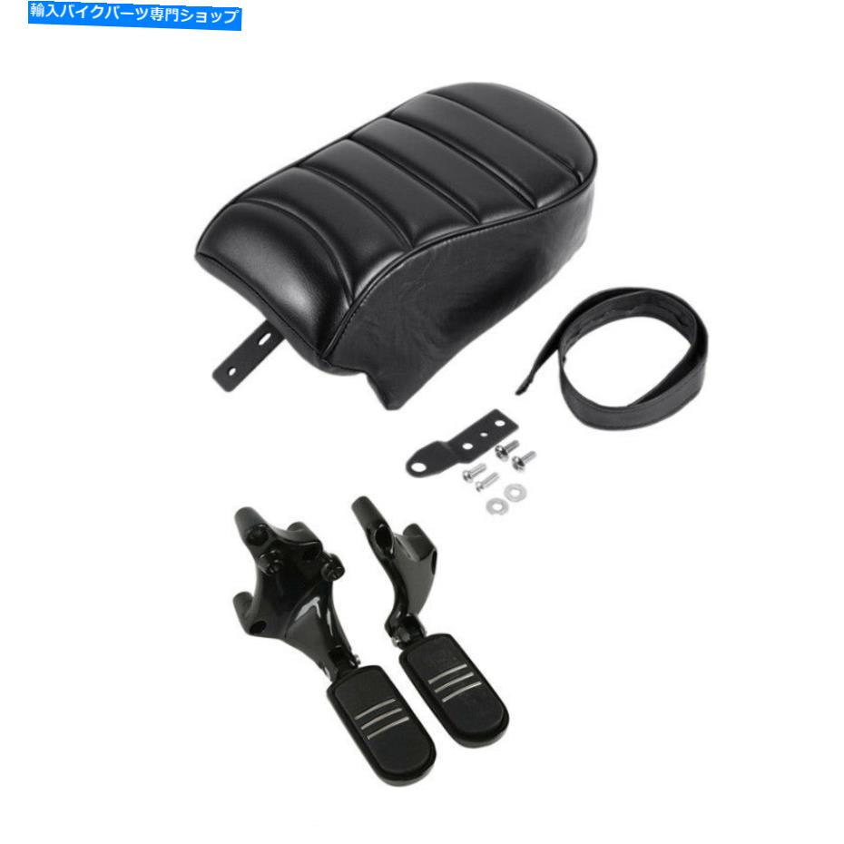 シート リアの助手席シートピリオンw /フットペッグフィットハーレースポーツスター883 1200 16-2021 Rear Passenger Seat Pillion w/ Footpeg Fit For Harley Sportster 883 1200 16-2021
