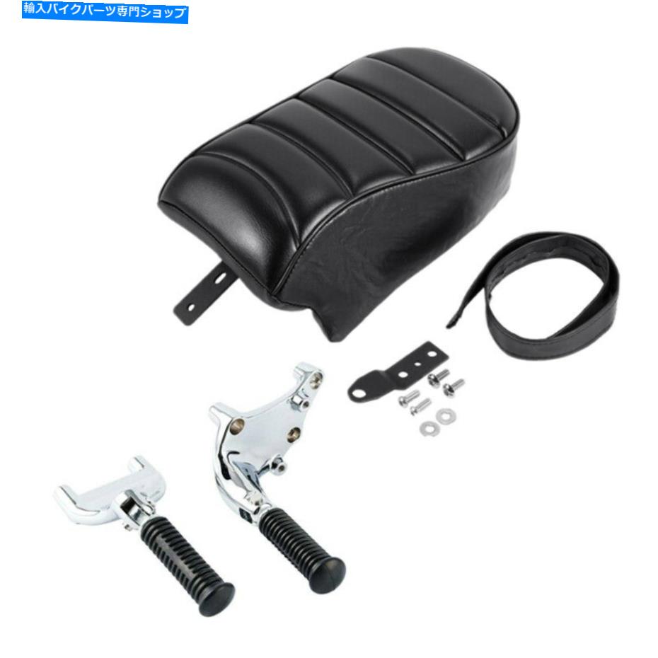 シート 後部助手席座席ピリオンフットペッグフィットハーレースポーツスターXL883 XL1200 16-21 Rear Passenger Seat Pillion Footpegs Fit For Harley Sportster XL883 XL1200 16-21
