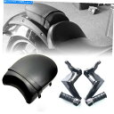 シート ビクトリーラスベガスカンピン2004-2012用リアブラックの乗客フットペッグ＆レザーシート Rear Black Passenger Footpegs&Leather Seat For Victory Vegas Kingpin 2004-2012