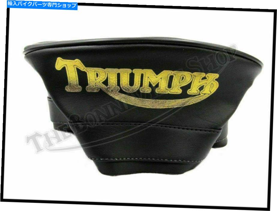 シート Triumph 3Ta 5Ta T120C 650シートカバー滑らかな黒トップフィット1963-66 Pn＃82-5418 TRIUMPH 3TA 5TA T120C 650 SEAT COVER SMOOTH BLACK TOP FITS 1963-66 PN# 82-5418 A
