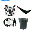 シート アポロ160cc 125ccピットバイクのためのプラスチックフェンダーキットデカールステッカーシート燃料タンク Plastic Fender kit Decals Sticker Seat Fuel Tank for Apollo 160cc 125cc pit Bike